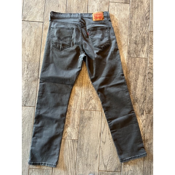 Levi Strauss Denim Jeans 511 Mens 34x32 Jean 34 x 32 Charcoal gray Stretch Black - Picture 1 of 11